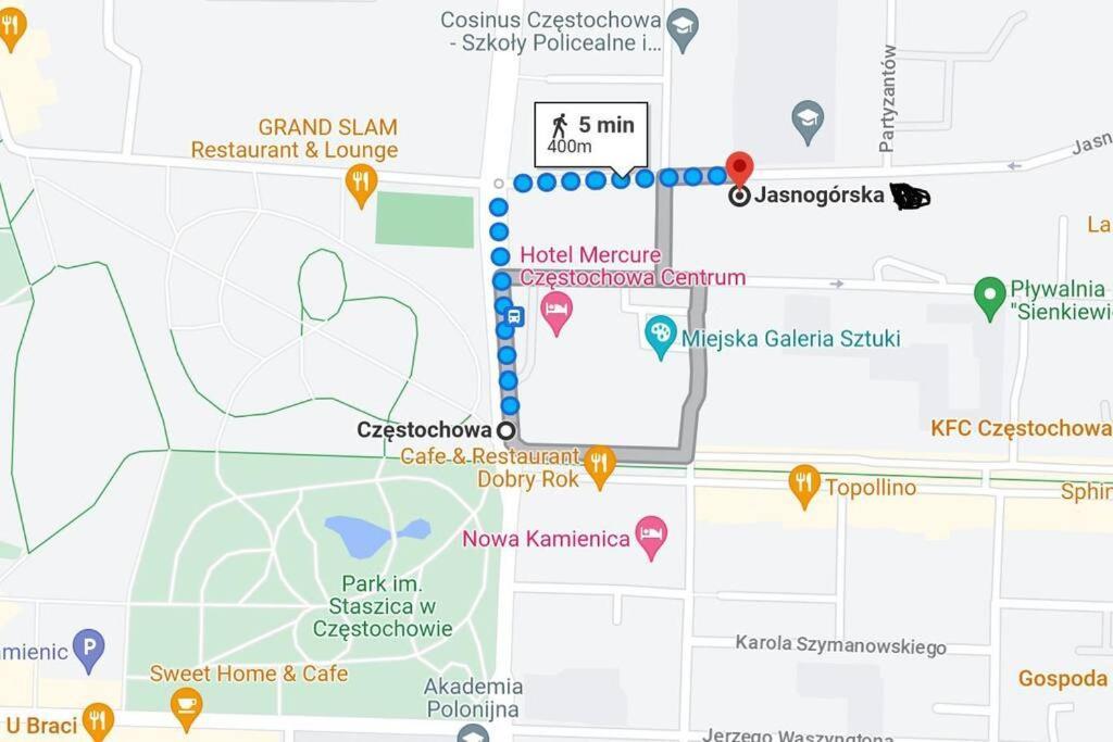 Nowoczesne Lokum W Centrum Częstochowa Exterior foto